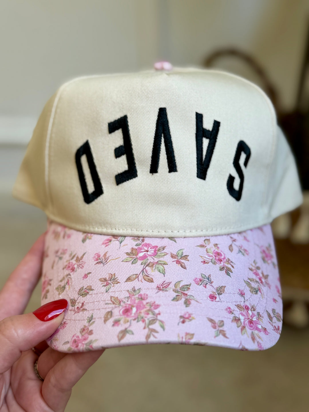 Saved Floral Hat