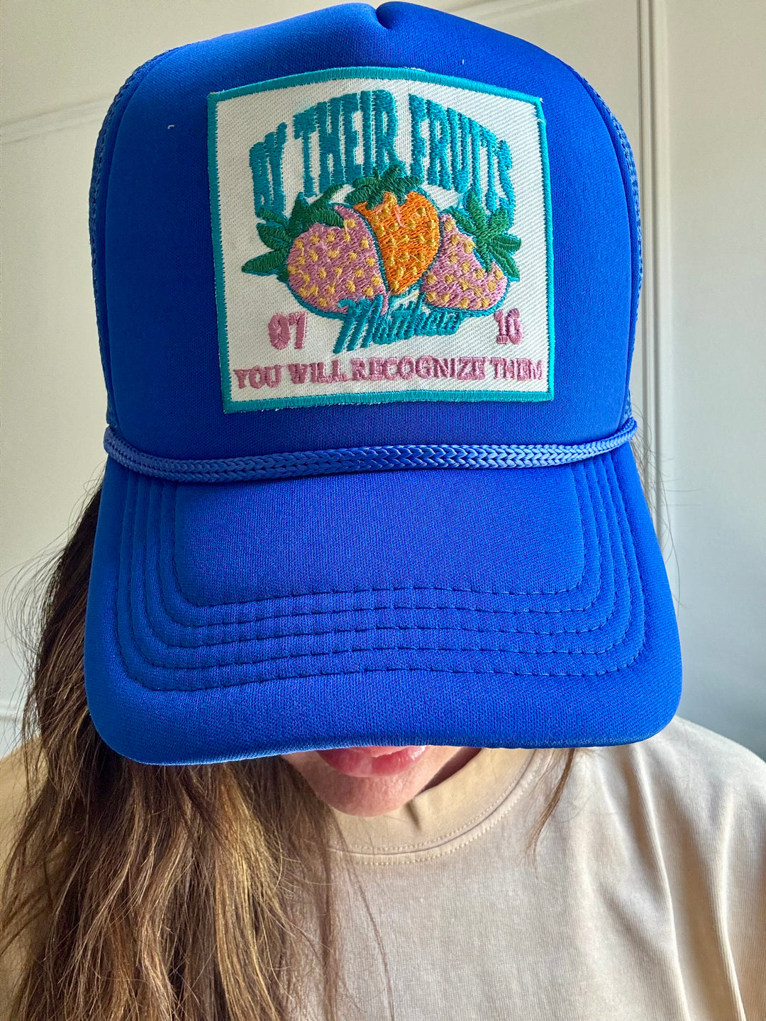 By Their Fruits Foam Trucker Hat